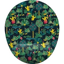 Nacario Kaktüs Orman Desenli Bilek Destekli Mouse Pad
