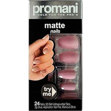Nacario Promani Matte Takma Tırnak Kiti Pembe PR-5019