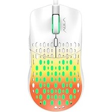 Nacario Aula S11 3600DPI Rgb Optik Mouse, Turuncu