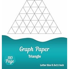 Nacario Graph Paper Triangle: Graph Paper With Triangular Grid Allows You To Graph Along Three Axes