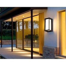 Nacario Bahçe Aydınlatması LED Işık 25CM 12W Gün Işığı 3000K Zita Bahçe Duvar Aplik Su Geçirmez