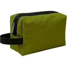 Nacario Boldy Kozmetik Çantası-Tıraş Çantası-Seyahat Çantası-Makyaj Çantası-Traş-El Çantası-Handbag (Yeşil)