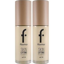 Nacario Skin Lifting Sıkılaştırıcı Bakım Yapan Kremsi Dokulu Spf 30 Fondöten 020 Pure Beige (2 Pake