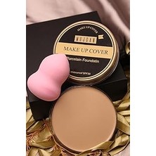 Nacario Mujgan Makeup Cover Kapatıcı Armut Sünger Beyaz Ten