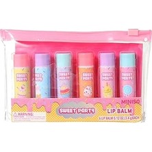Nacario Miniso Sweat Party Tatlı Temalı 6'lı Lip Balm Seti, 2017402410106