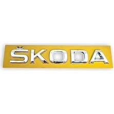 Nacario Arka Bagaj Kapağı Skoda Marka Yazısı 5JA853687 Skoda Karoq 2018-2020