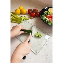 Nacario Decorita Cam Kesme Tahtası - Cam Kesme Tablası | (Saydam Cam, 17CM x 29CM)