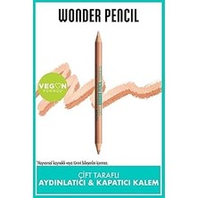 Nacario Professional Makeup Wonder Pencil Çift Taraflı Aydınlatıcı & Kapatıcı Kalem - Warm Deep Warm De