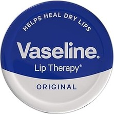 Nacario Vaseline Lip Balm Therapy Original, 20 Gr, Dudak Bakım Jeli
