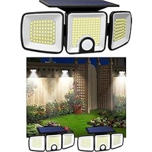 Nacario Greentech Güneş Enerjili 223 Cob Ledli, Hareket Sensörlü, 3 Taraflı AYDINLATMA/GT-SL25