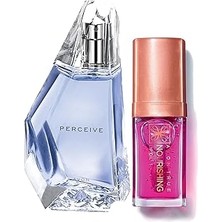 Nacario Avon Perceive Kadın Parfüm Besleyici Dudak Yağı Paketi