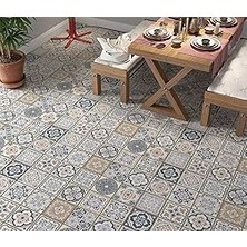 Nacario Stickerart Yer Kaplama Zemin Kaplama Folyosu 65X130 cm Turkish Tile