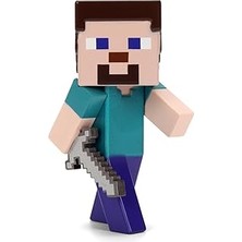 Nacario Jada Minecraft Figürü (1 Adet) - 1 x 4 Metal Koleksiyon Figürü (Steve, Alex, Iskelet, Köylüler