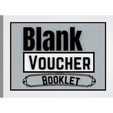 Nacario Independently Published Blank Voucher Booklet: 50 Fillable Diy Colored Cards, Relationship Coupons