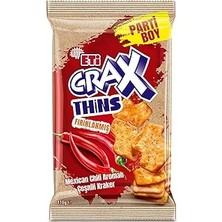 Nacario Eti Crax Thins Mexican Chili Aromalı Çeşnili Kraker 110 G