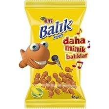 Nacario Eti Balık Mini Mısırlı 40 G 8li Paket