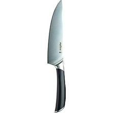 Nacario Zyliss E920270 Şef Bıçağı | 20 Cm/8 Inç | Alman Paslanmaz Çelik | Siyah Saplı | Profesy