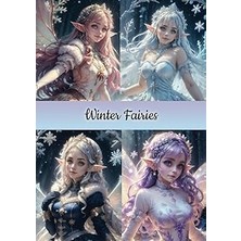 Nacario Winter Fairies, A4 Size, 40 Sheets, Scrapbooking Supplies, Journaling, Planner, Origami, Scrapbook