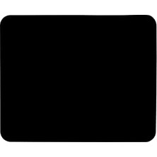 Nacario Baskılı Desenli Renkli Tip Kaymaz Taban Optik Bilgisayar Notebook Mouse Pad Maus Pad (Siyah Düz)