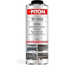 Nacario Pütür 1000 gr 1 kg Araç Araba Çamurluk Taş Darbe Koruma Su Tutmaz Ses Yalıtımlı Boyanabilir Kaplama