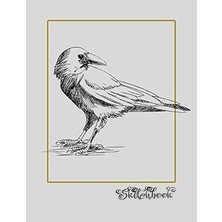 Nacario Sketchbook: Bird Sketch, Large 8.5" x 11", 110 Pages, Perfect For Everyone, Crayons, Pencils, Drawi
