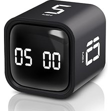 Nacario Gt-1 Pomodoro Zamanlayıcı Küp, Flip Timer, Öğrenci Ders Çalışma Saati, 5/10/30/60 Dk & Özel Geri Sa