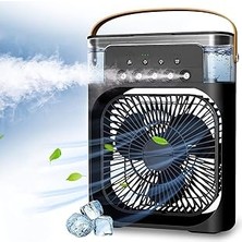Nacario Coverzone Buharlı Hava Soğutucu, 26X19X8 cm Taşınabilir Portatif Klima, 330 Ml, Sulu Klima, 3