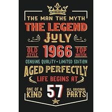 Nacario Independently Published July 1966 The Man The Myth The Legend: Notebook - Journal| July 57 Birthday