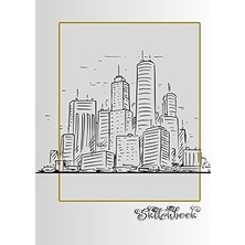 Nacario Sketchbook: City Scene, Large 8.5" x 11", 110 Pages, Perfect For Everyone, Crayons, Pencils, Drawin