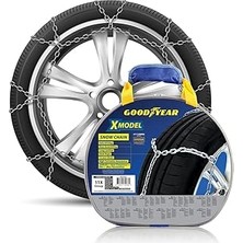 Nacario Snap-On Ekstra Güçlü Kar Zinciri, 11 cm × 3,20 mm
