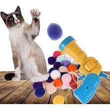 Nacario Interaktif Oyun Tabancası, Peluş Top Atan Interaktif Oyun Tabancası - (Hediye Peluş Topla