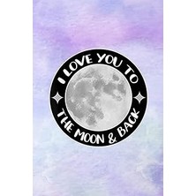 Nacario Hexagonal Graph Paper - I Love You To The Moon Space Group Quote