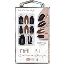 Nacario Mara Kozmetik Nail Kit Of The Night Takma Tırnak 1 Paket (1 x 250 G)