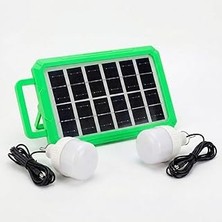 Nacario Orret 2 Ampullü Solar Panelli Özellikli Kamp Işığı Seti – Güneş Enerjili LED Kamp Ay