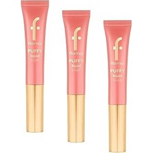 Nacario Puffy Liquid Nemlendirici Etkili & Parlak Bitişli Sünger Aplikatörlü Likit Allık (3 Paketi)