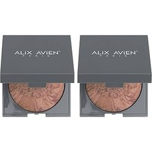 Nacario Alix Avien Allık - Baked Blush 104 Dazzling Chocolate (2 Paketi)