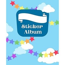 Nacario Independently Published Sticker Album Blank Journal: Write Your Name Personalized Blank Sticker Col