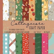 Nacario Cottagecore Paper: Double-Sided Decorative Crafting Paper For Diy Projects, Scrapbooking, And