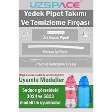 Nacario Uzspace Yedek Pipet Takımı Pipet Temizleme Fırçası 1 Set (3 Parça) -Kapak Hariçtir-