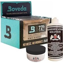 Nacario Boveda 72 60G Humidor Puro Kutusu Nemlendirici 12LI Paket Saf Su Jel Hediyeli