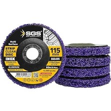 Nacario Sgs Çok Amaçlı Parlatma Diski, Mor, 115 Mm, Model SGS495