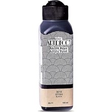Nacario Artdeco Akrilik Boya, 140ML, Siyah 3618