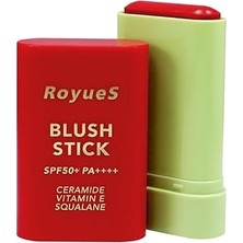 Nacario Stick Krem Allık Yumuşak Nemlendirici Formül Yüksek Pigmentasyon Spf 50+ Ruby 19GR