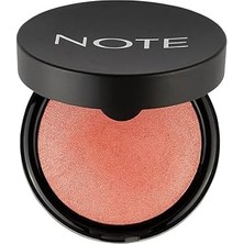 Nacario Note Cosmetics Baked Blusher 06 Işıltılı Fırınlanmış Toz Allık