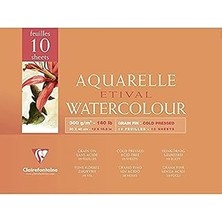 Nacario Clairefontaine Aquarelle Yapışkan Kenarlı Defter, 240X320 mm