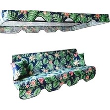 Nacario Salincak Lüks Kilif Seti̇ Mi̇nderi̇ Gölgeli̇kli̇ Yaprak Desenli̇ 130X45 2 Ki̇şi̇li̇k