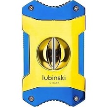 Nacario Lubinski Metal Sehpalı V Puro Mavi-Gold 60 Ring