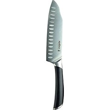 Nacario Zyliss E920271 Santoku Bıçağı | Cm/7 Inç | Alman Paslanmaz Çelik | Siyah Saplı |