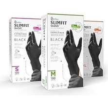 Nacario Slimfit Copolymer Tek Kullanımlık Eldiven 100’LÜ Paket – Gıda Uyumlu, Pudrasız, Lateks Içerm