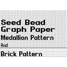 Nacario Independently Published Seed Bead Graph Paper: Brick Pattern And Medallion